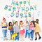 Personalized Name Happy Birthday Banner - Happy Birthday Balloon Letters Balloons 2 Sets A- Z 16'' Mylar Foil Birthday Party Decorations for Kids, Women, Men, Colorful
